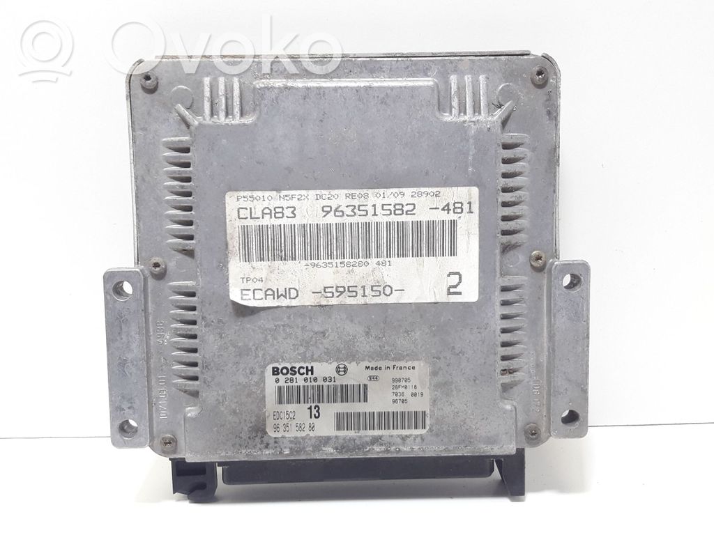 Peugeot 306 Engine control unit/module 