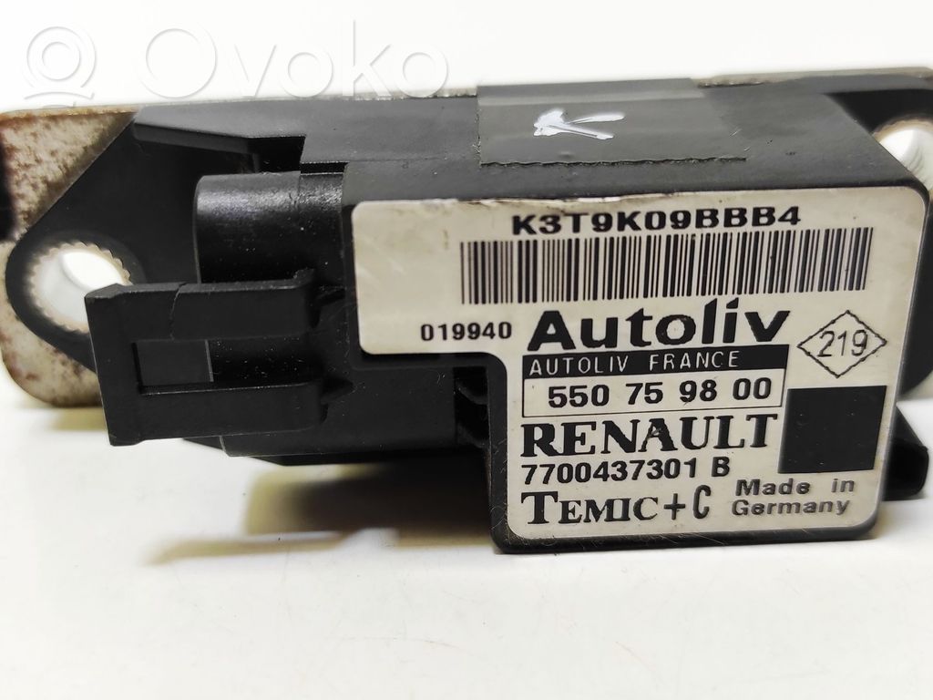 Renault Scenic I Airbagsensor Crashsensor Drucksensor 