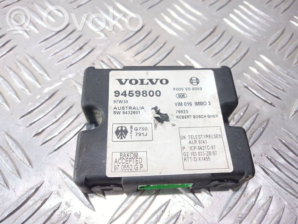 Volvo S70  V70  V70 XC Imobilaizera vadības bloks 