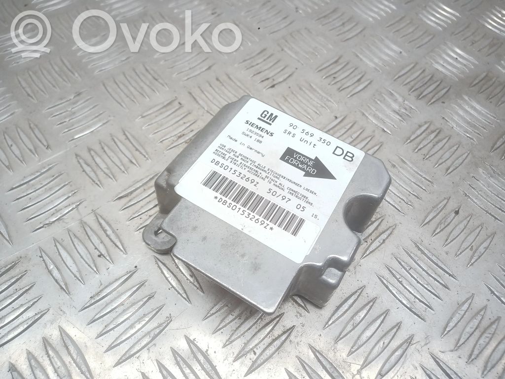 Opel Vectra B Airbag control unit/module 