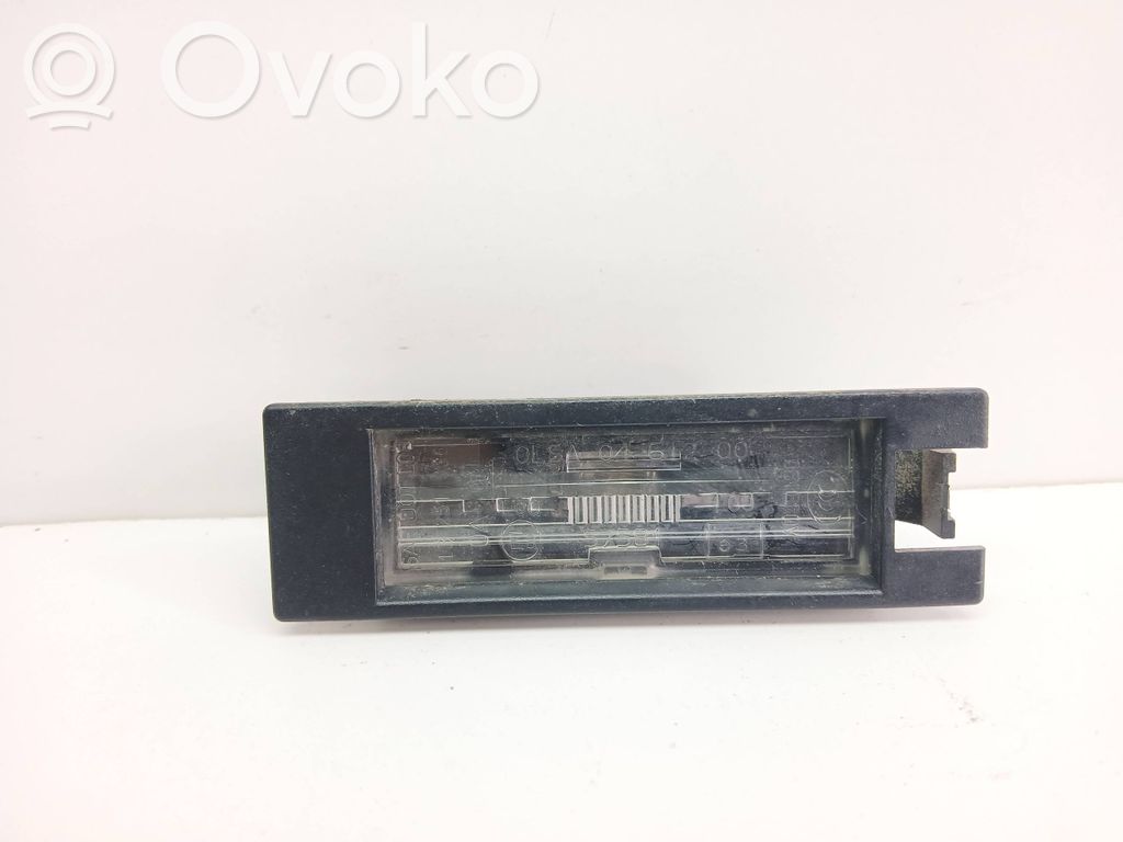 Opel Astra H Éclairage de plaque d'immatriculation 
