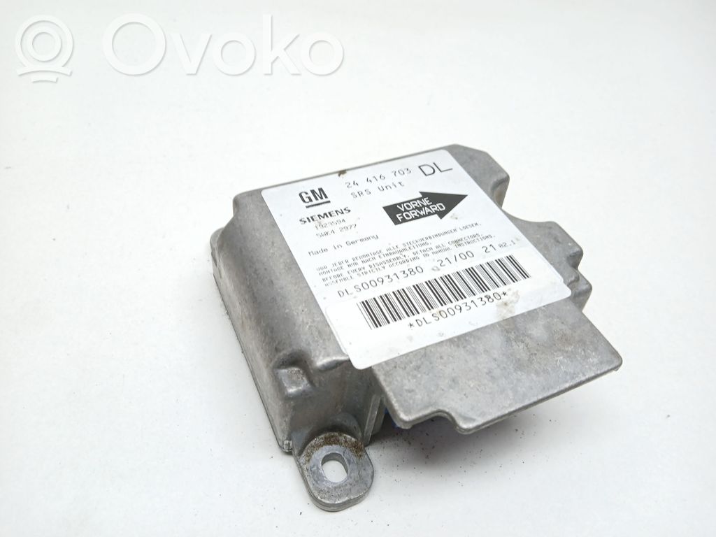Opel Astra G Airbag control unit/module 