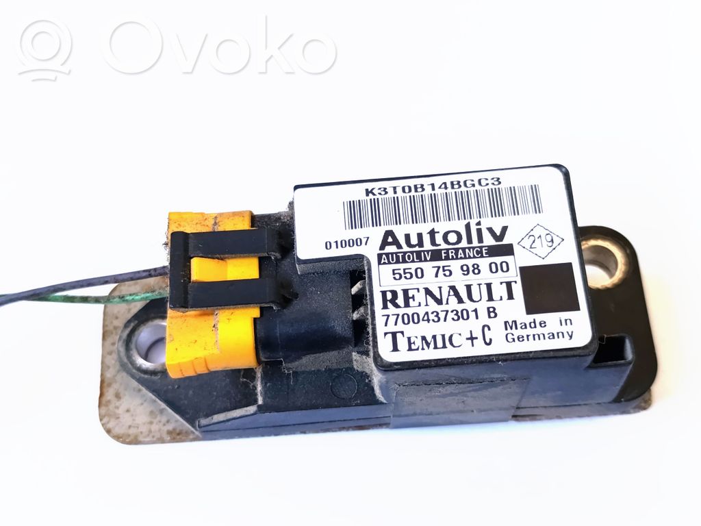 Renault Scenic I Airbagsensor Crashsensor Drucksensor 