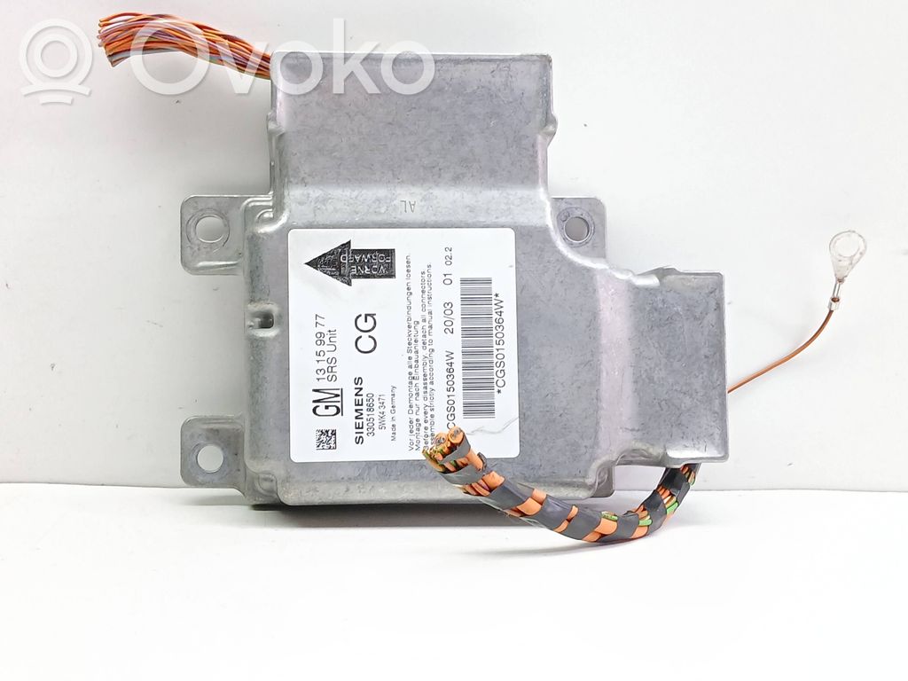 Opel Signum Airbag control unit/module 