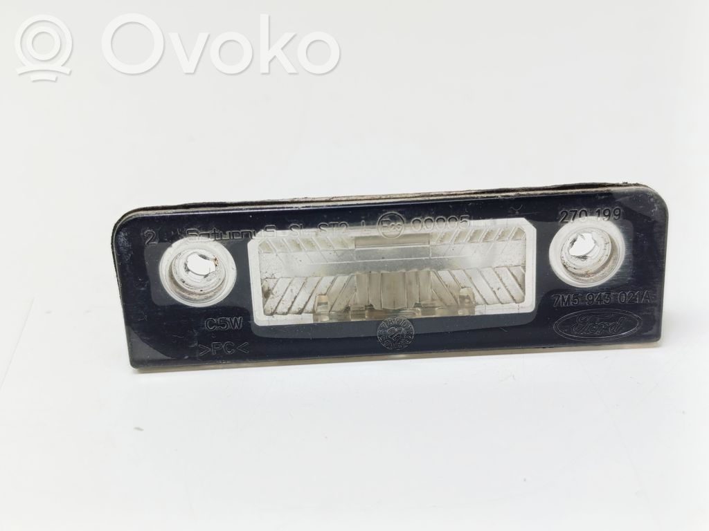 Ford Galaxy Éclairage de plaque d'immatriculation 