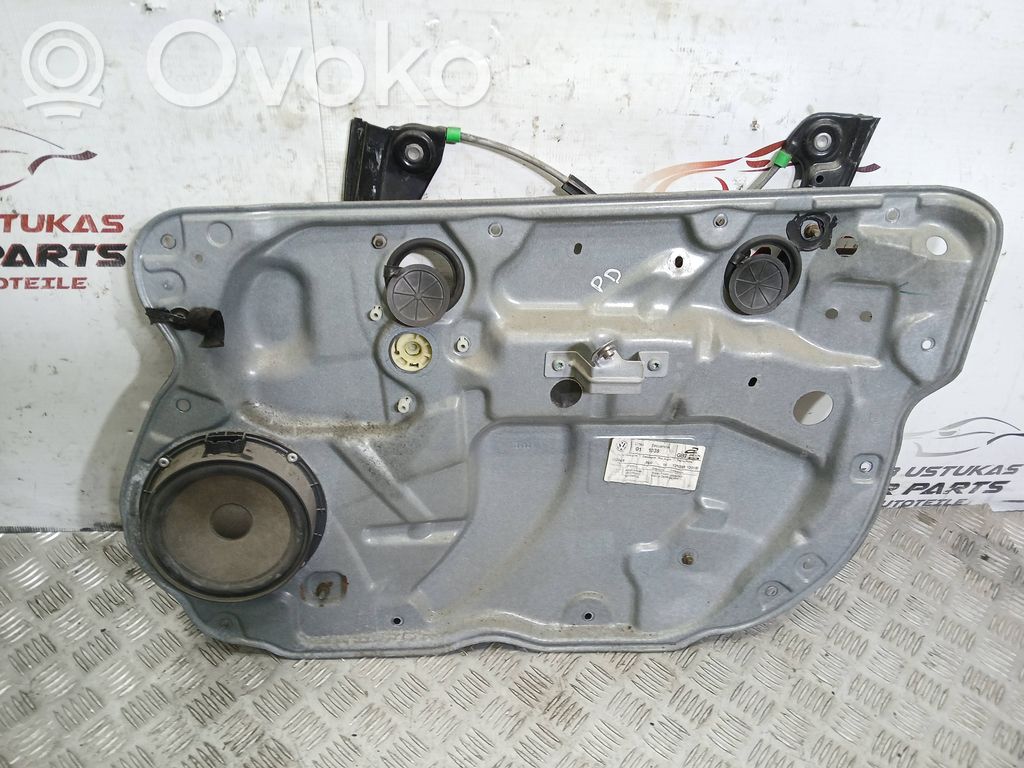Volkswagen Polo IV 9N3 Mécanisme de lève-vitre avant sans moteur 