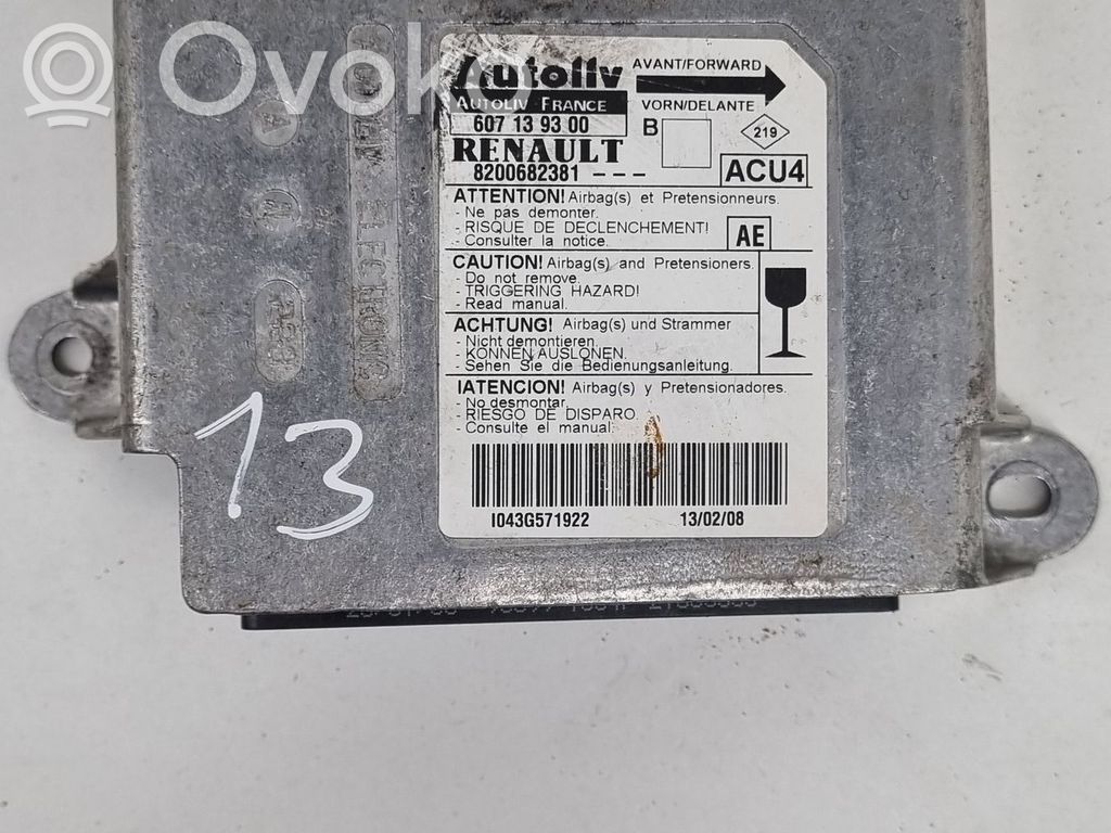 Renault Scenic II -  Grand scenic II Airbag control unit/module 
