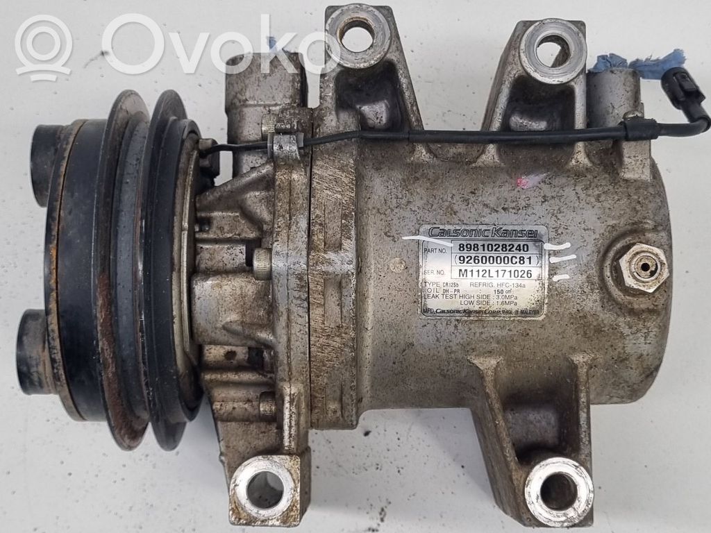 Kompresor / Sprężarka klimatyzacji A/C   8981028240,M112L171026
