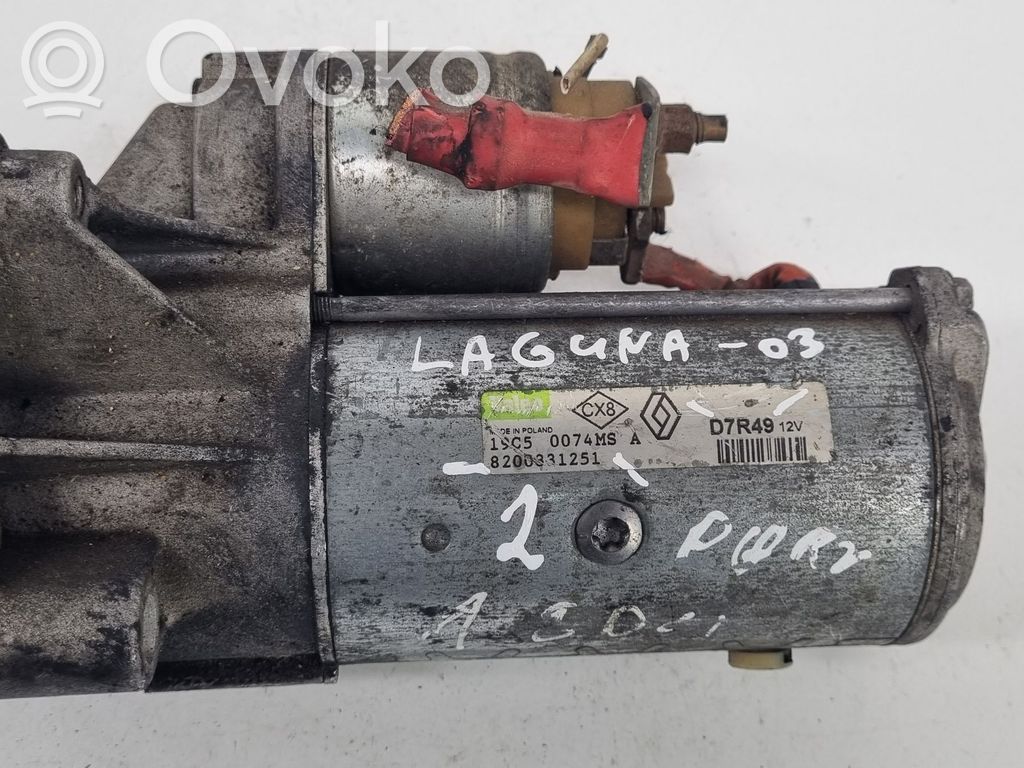 Motor de arranque   D7R49,8200331251