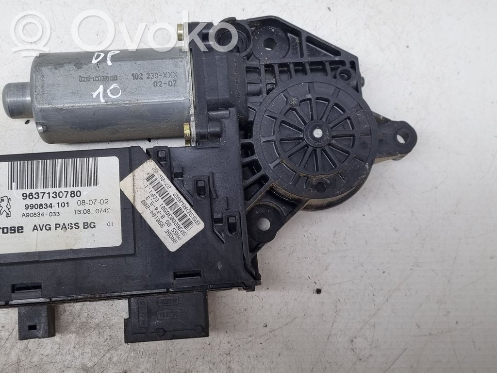 Peugeot 307 Silnik regulatora szyby drzwi przednich 