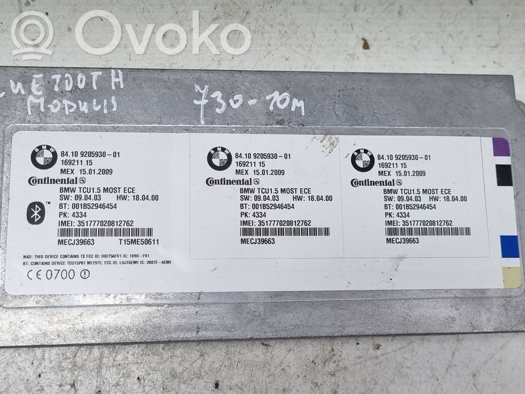 BMW 7 F01 F02 F03 F04 Bluetooth Modul Steuergerät 