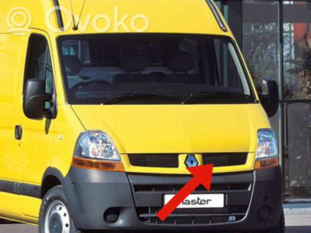 Renault Master II Etupuskurin ylempi jäähdytinsäleikkö 