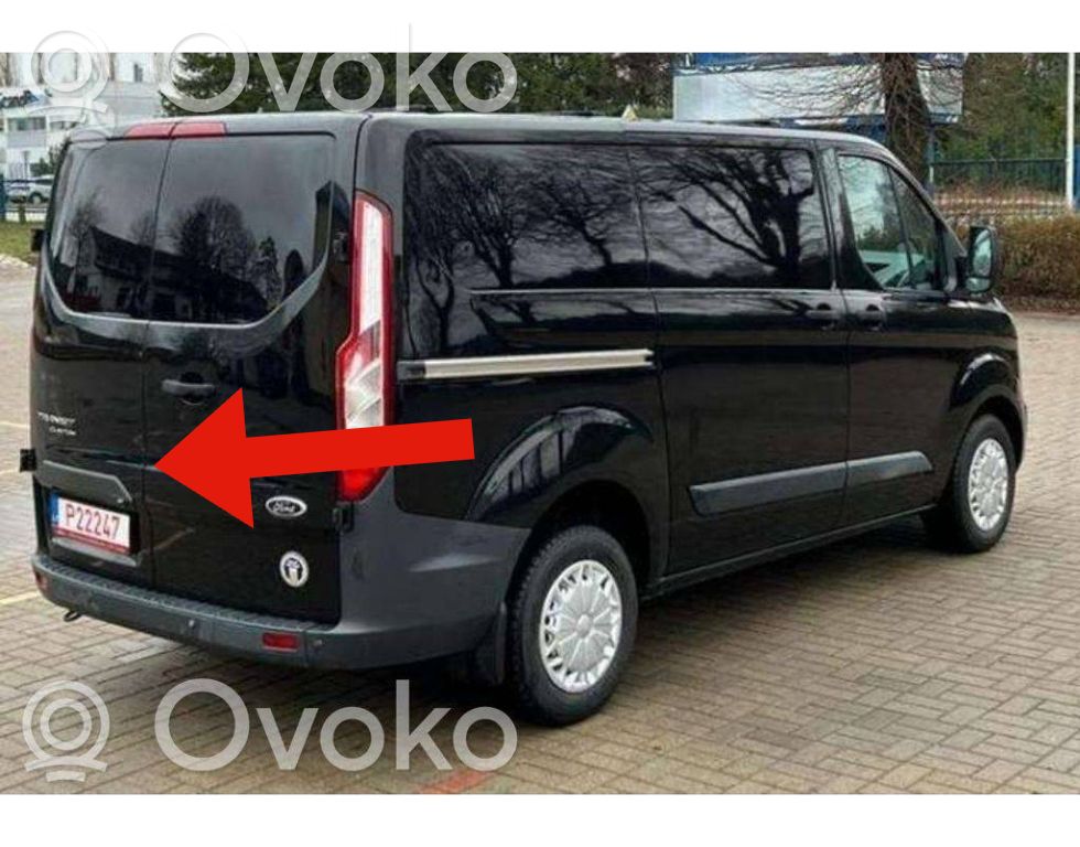 Ford Transit Custom Listwa oświetlenie tylnej tablicy rejestracyjnej 