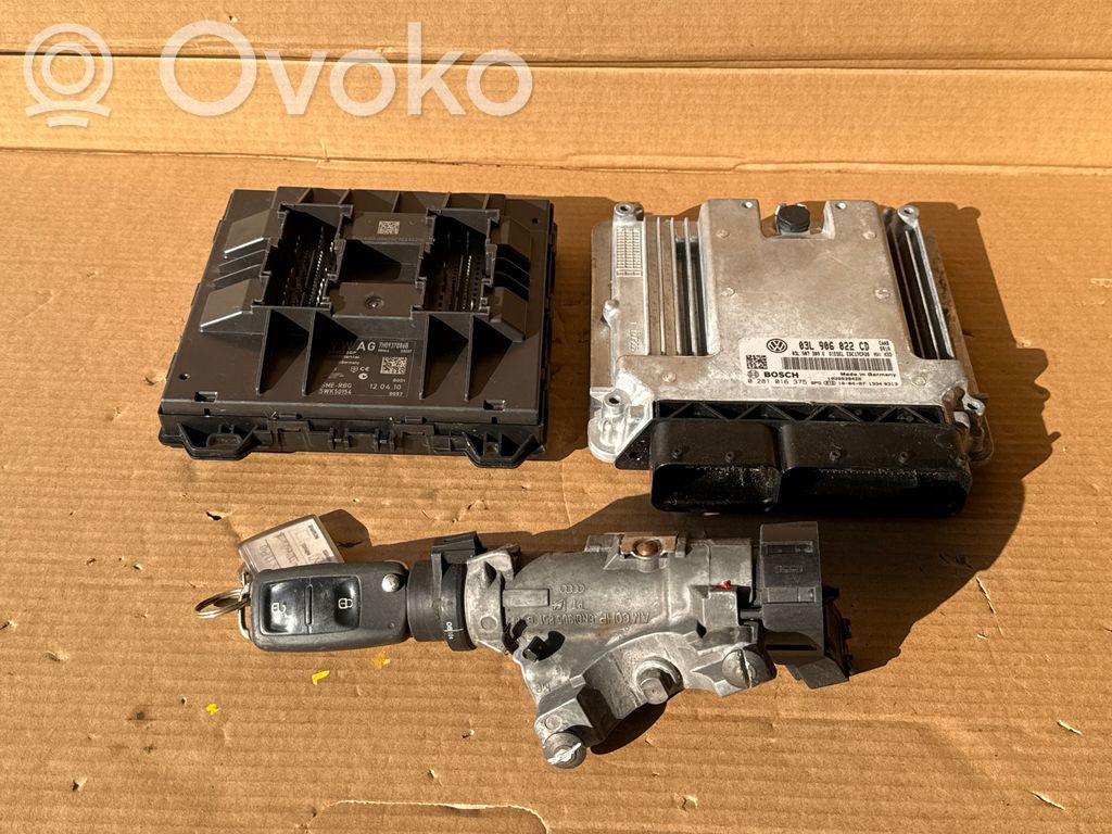 Volkswagen Transporter - Caravelle T5 Engine ECU kit and lock set 