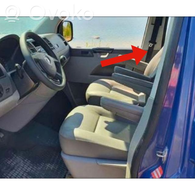 Volkswagen Transporter - Caravelle T5 Pas bezpieczeństwa fotela przedniego 
