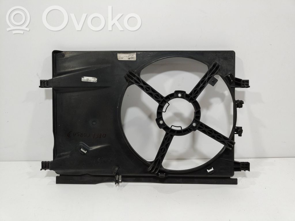 Opel Corsa D Elektrinis radiatorių ventiliatorius 