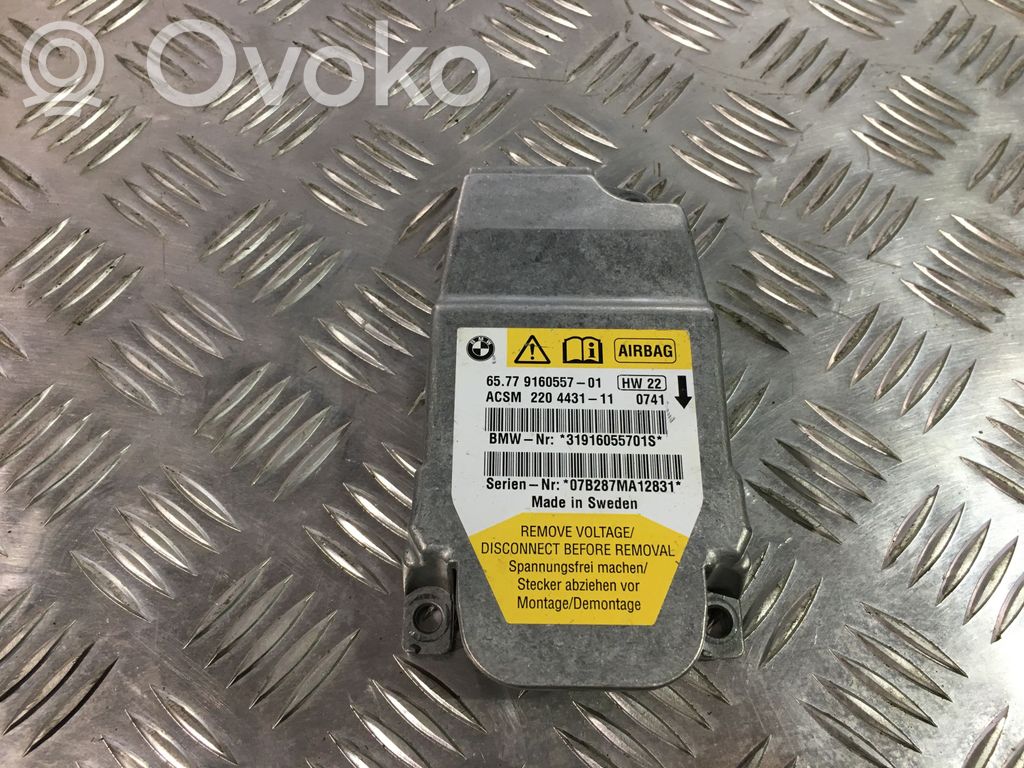 Unidad de control/módulo del Airbag   6577916055701,916055701,9160557