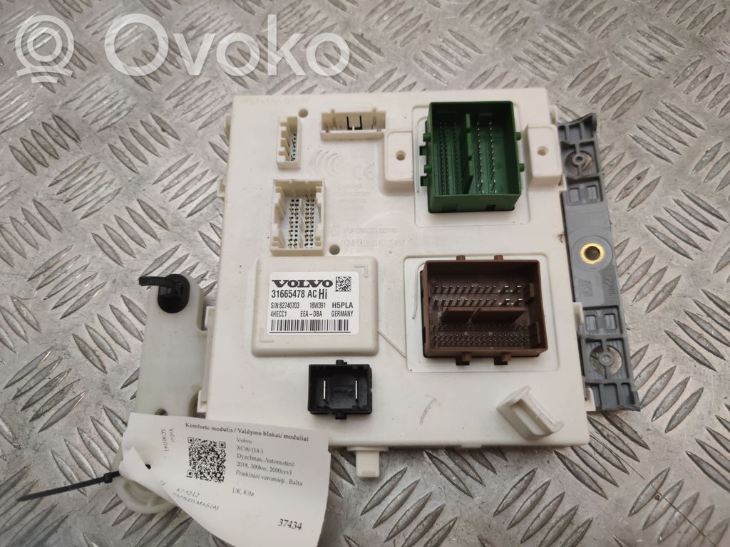Volvo XC90 Moduł / Sterownik komfortu 