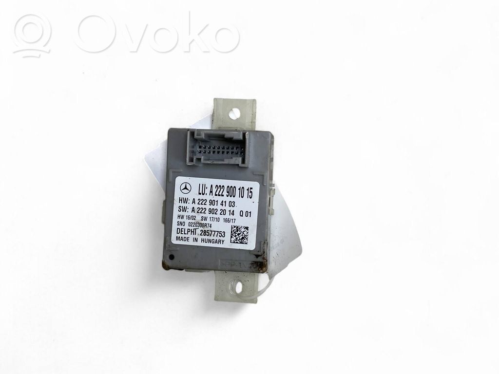 Mercedes-Benz E W213 Module d'éclairage LCM 