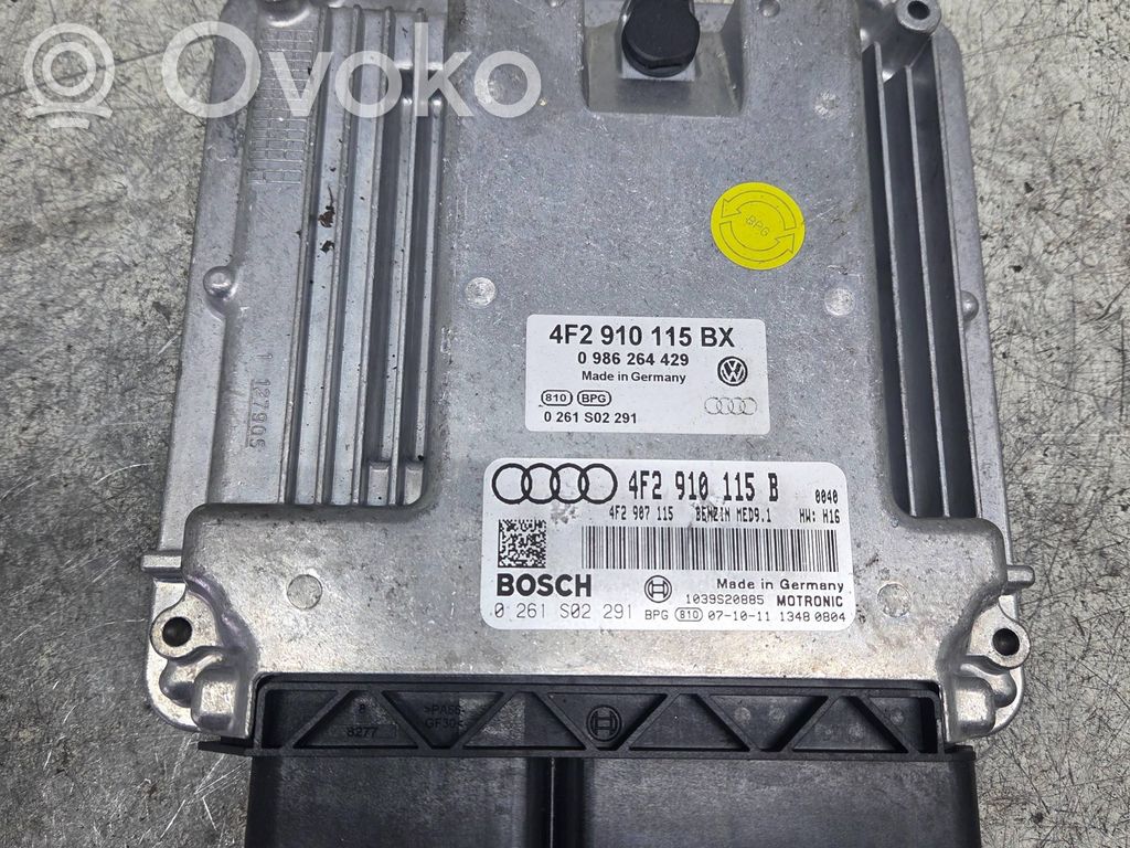 Engine control unit/module   4F2910115BX,4F2910115B,0261S02291