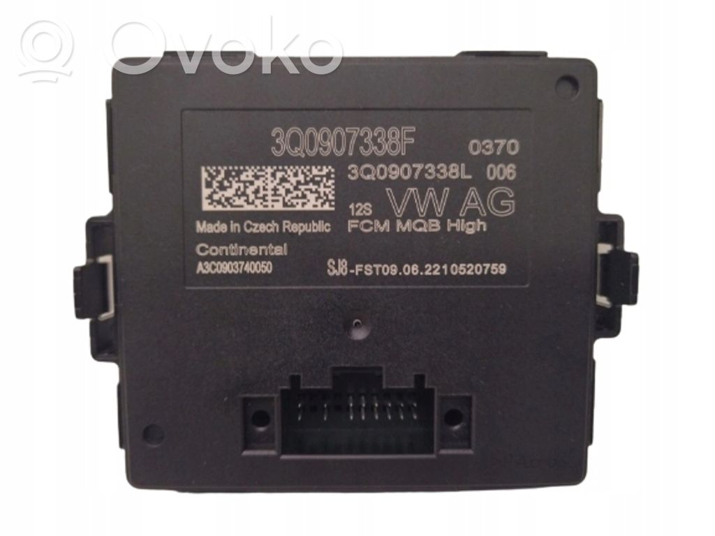 Módulo de control Gateway   3Q0907338F,3Q0907338L
