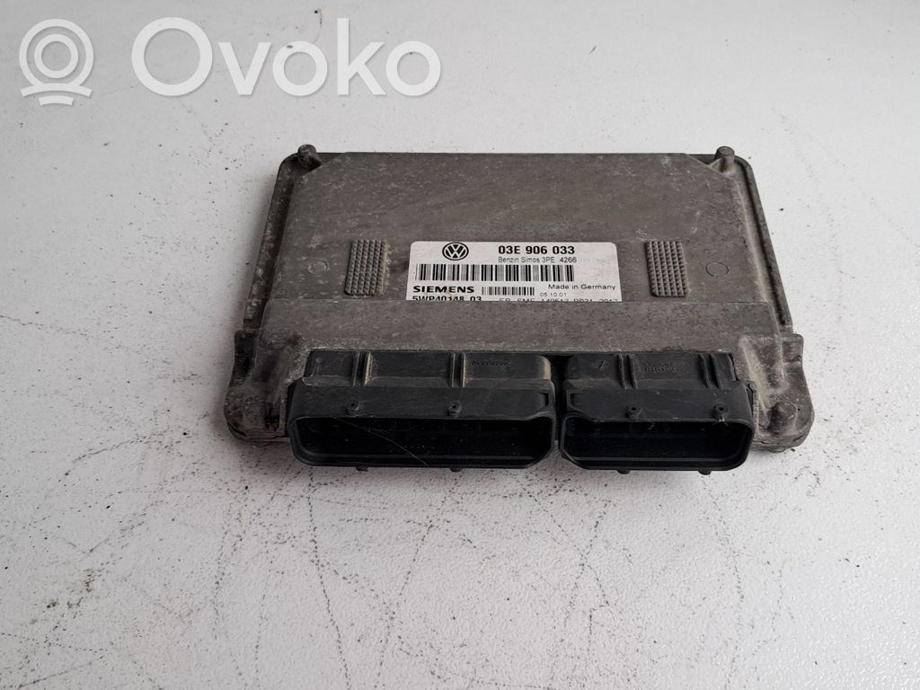 Engine control unit/module   03E906033,5WP4014803