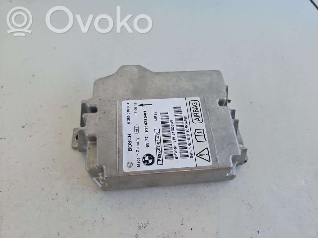 Unidad de control/módulo del Airbag   9134280,0285010064,31913428001W