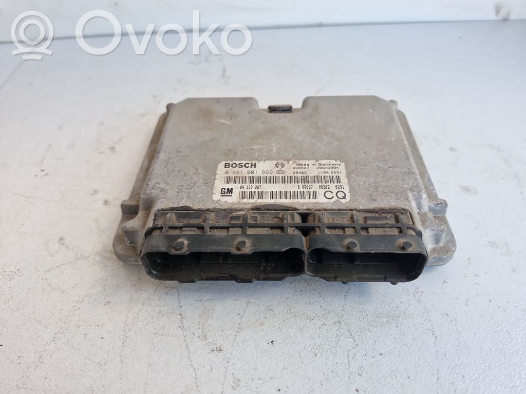 Unidad de control/módulo del motor   0281001869,09133267