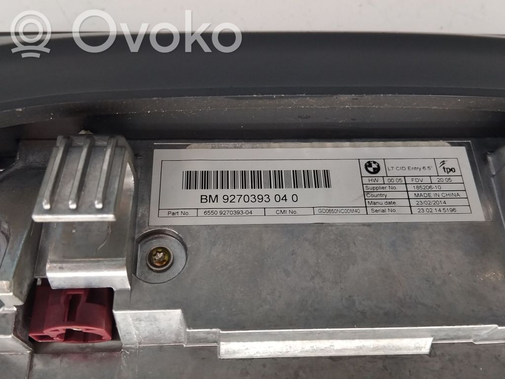 Bildschirm / Display / Anzeige   9270393,GD0650NC00M40
