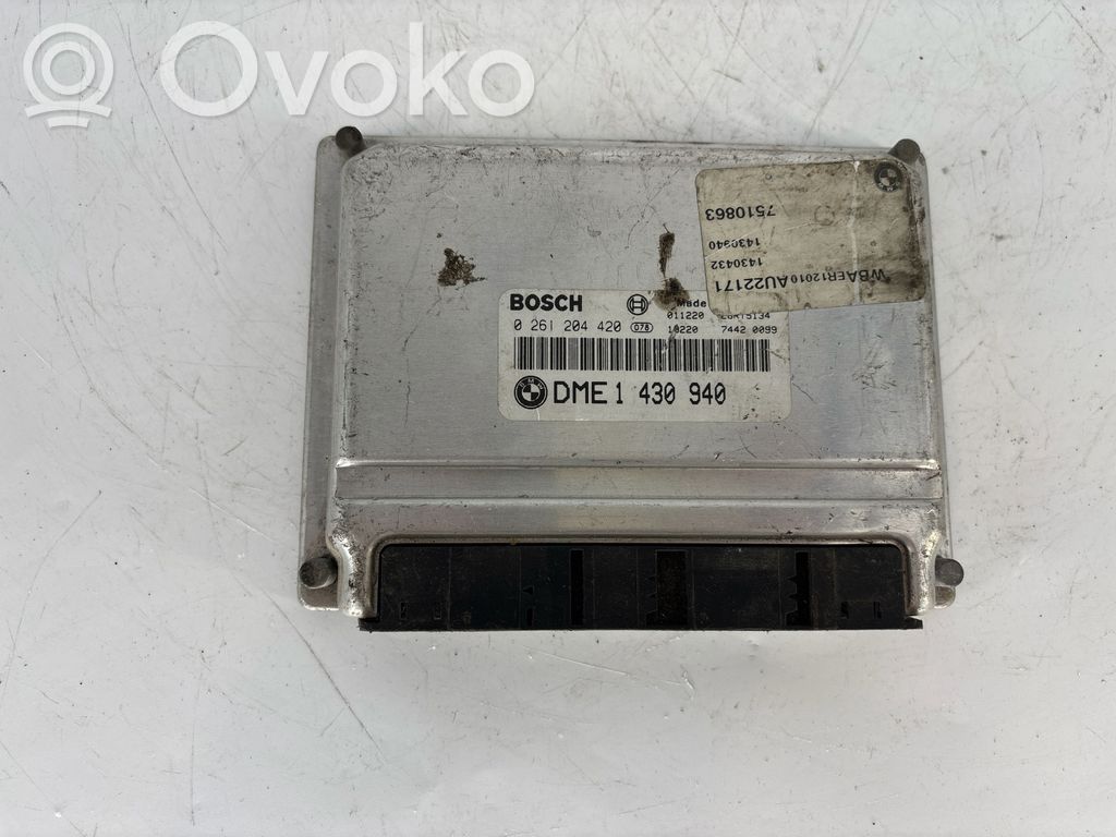 Moottorin ohjainlaite/moduuli   0261204420,1430940