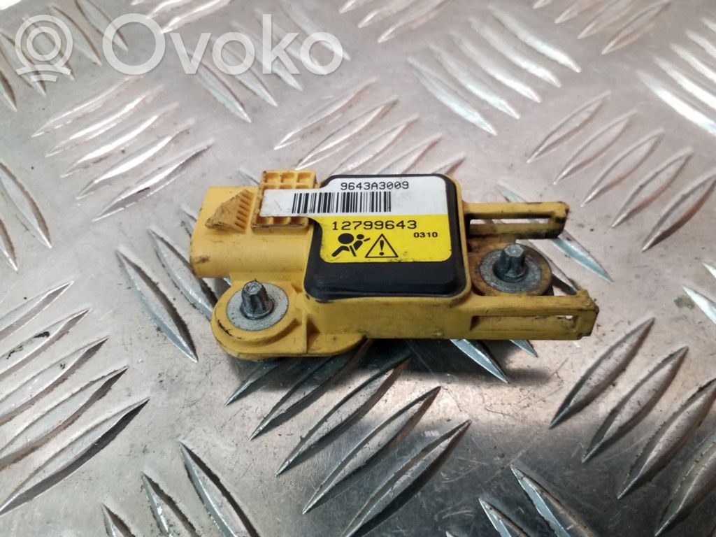 Saab 9-3 Ver2 Airbagsensor Crashsensor Drucksensor 