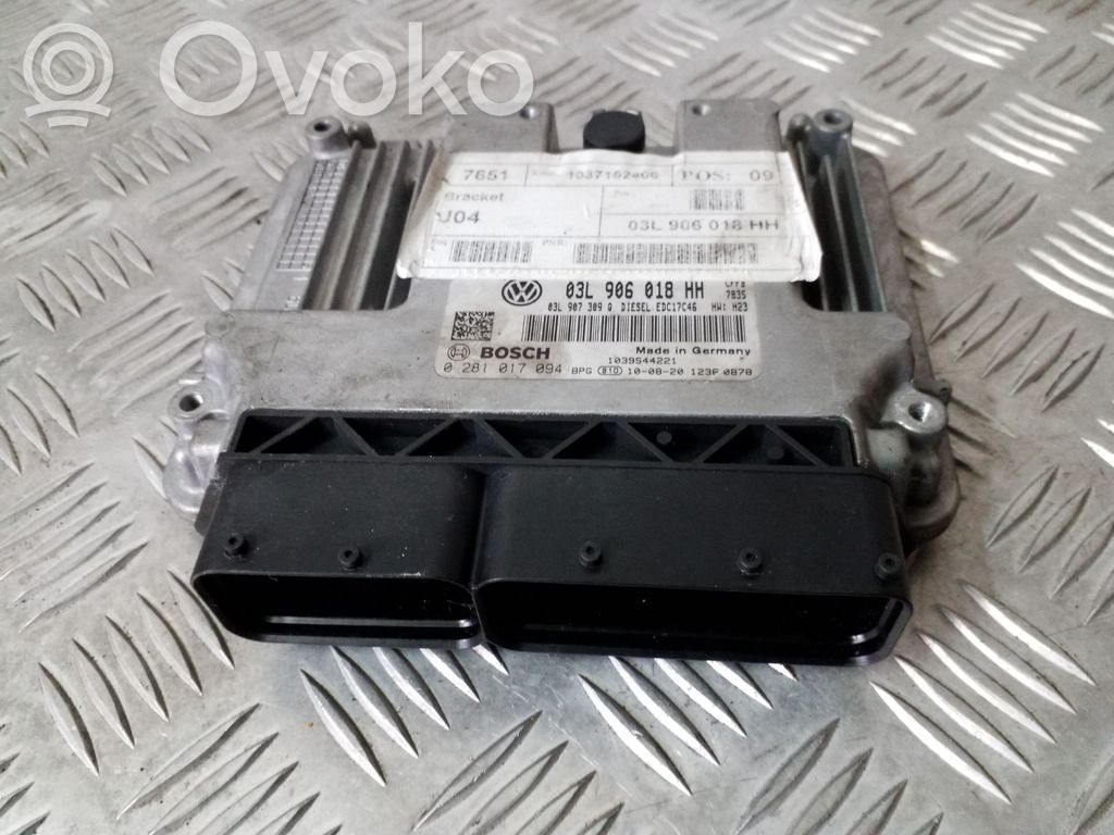 Volkswagen Sharan Engine control unit/module 