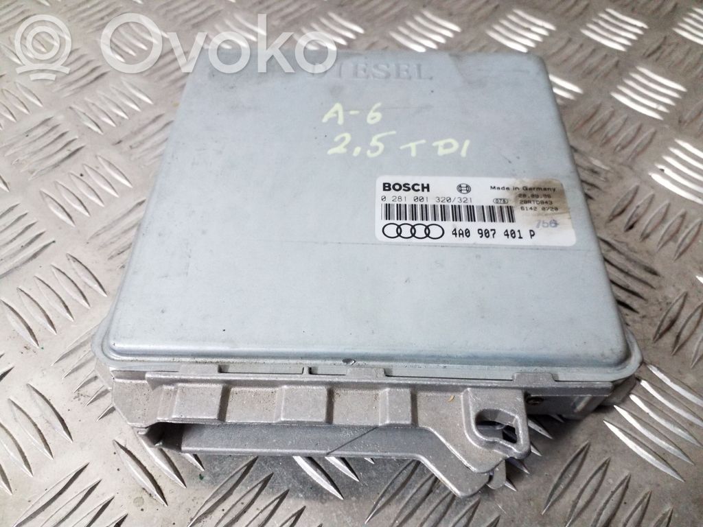 Engine control unit/module   0281001320,4A0907401P
