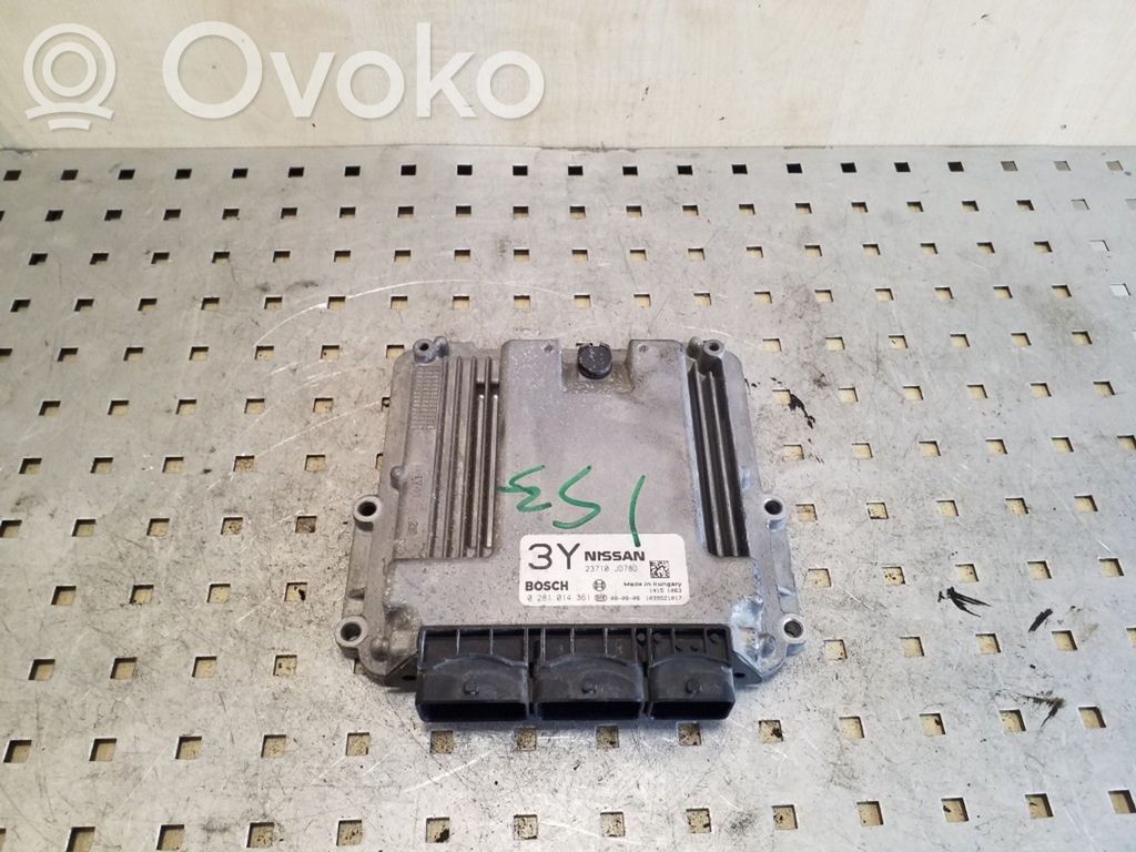 Nissan Qashqai Engine control unit/module 