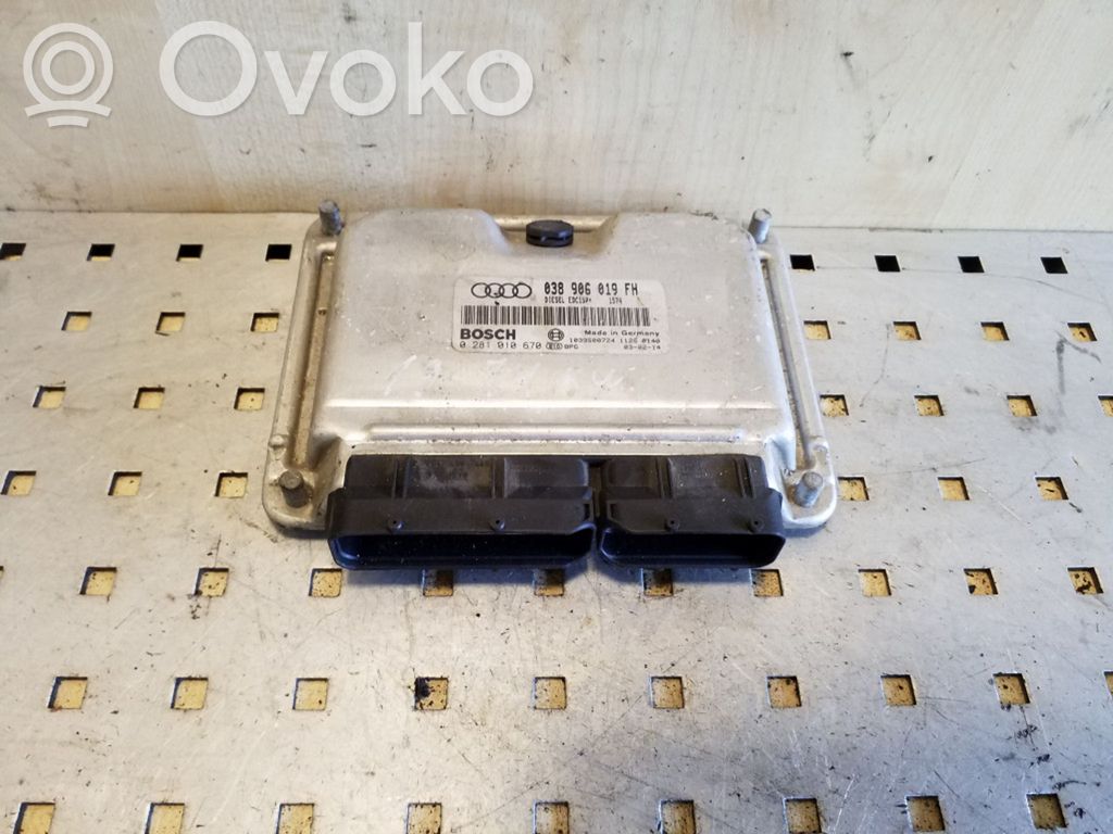 Engine control unit/module   038906019FH,0281010670