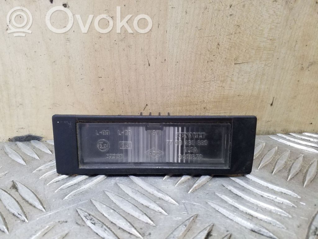 Éclairage de plaque d'immatriculation   7700436896