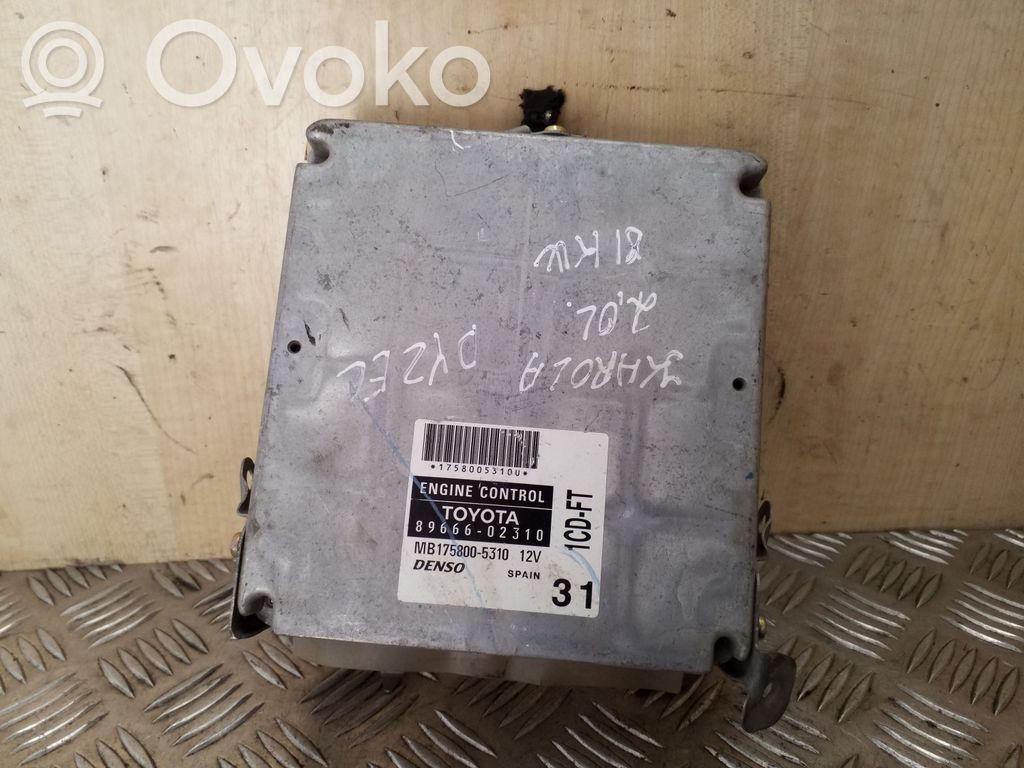 Engine control unit/module   8966602310,MB1758005310