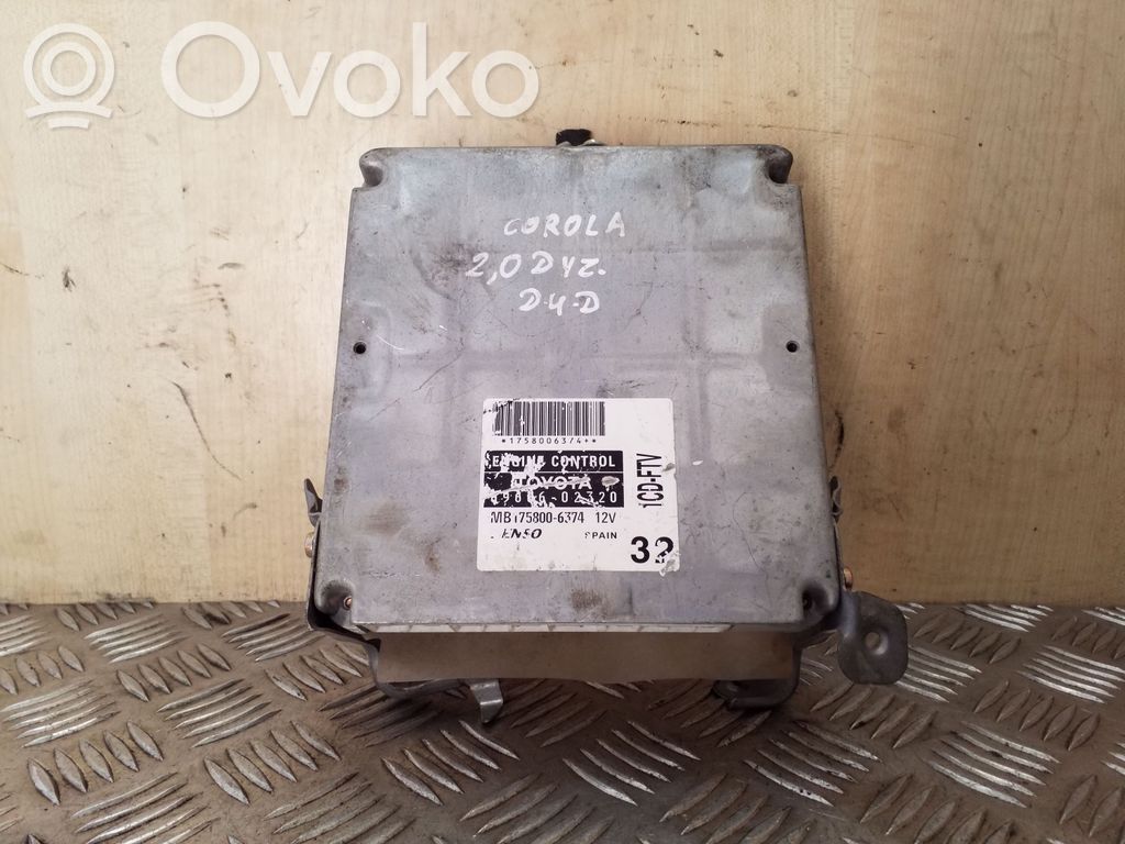Toyota Corolla E120 E130 Engine control unit/module 