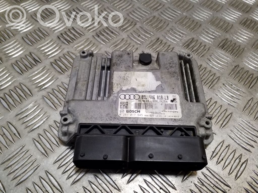 Engine control unit/module   03L906018LB,0281017945