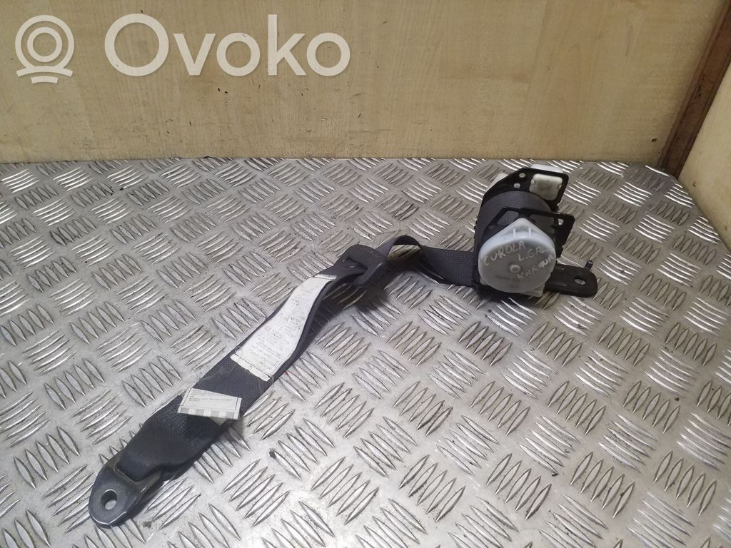 Toyota Corolla E120 E130 Cinturón trasero 