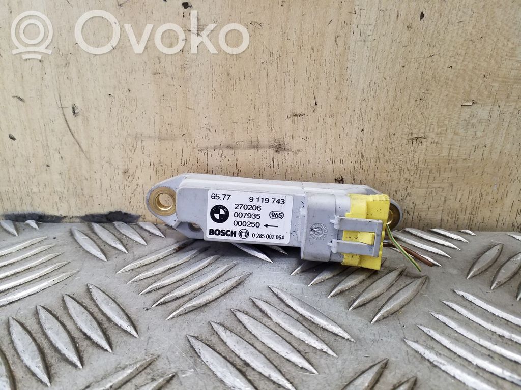 BMW X5 E53 Airbagsensor Crashsensor Drucksensor 