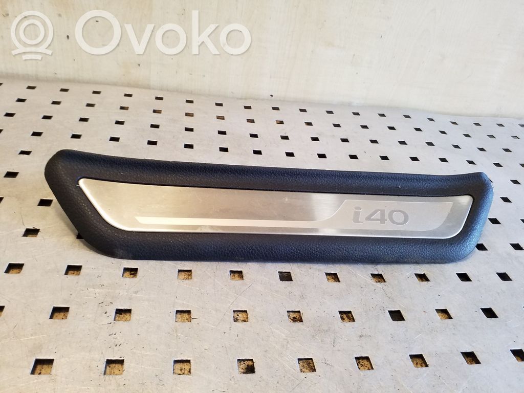 Hyundai i40 Aizmugurējā sliekšņa dekoratīvā apdare (iekšējā) 
