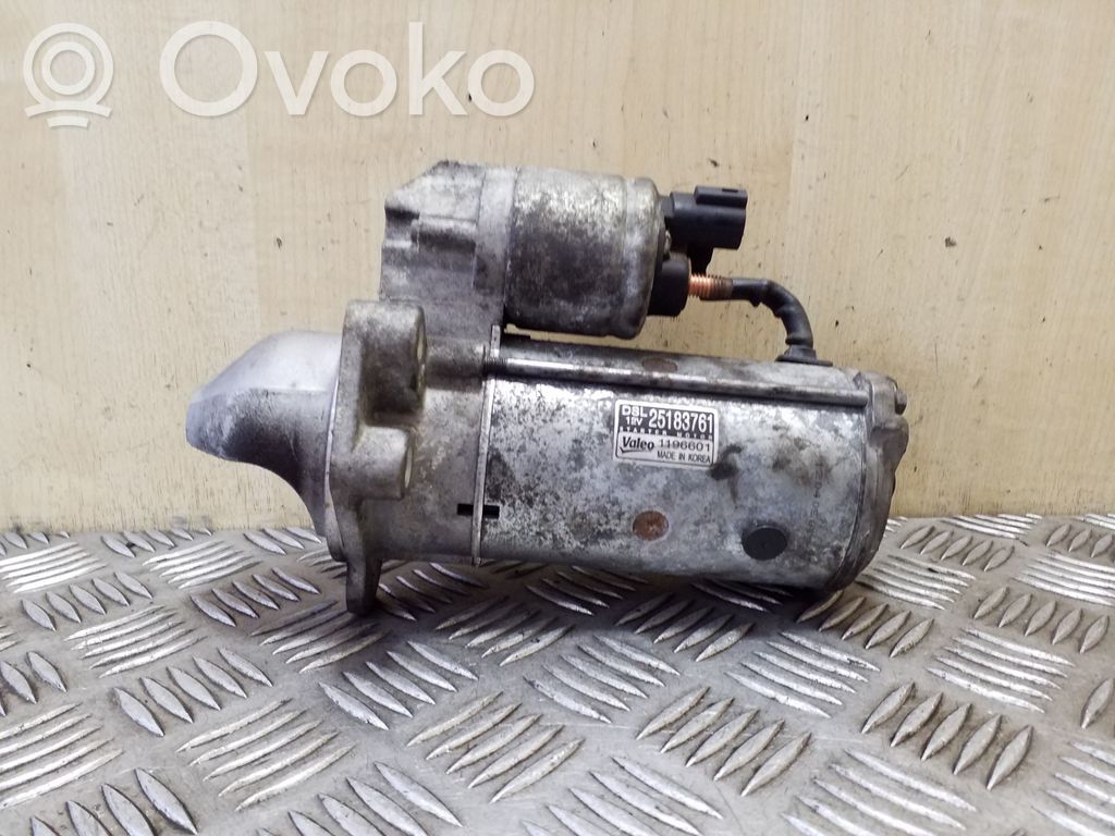 Motor de arranque   25183761,1196601