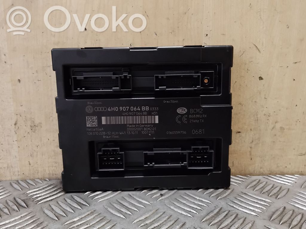 Audi A8 S8 D4 4H Module confort 
