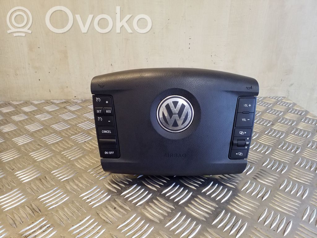 Volkswagen Touareg I Steering wheel airbag 