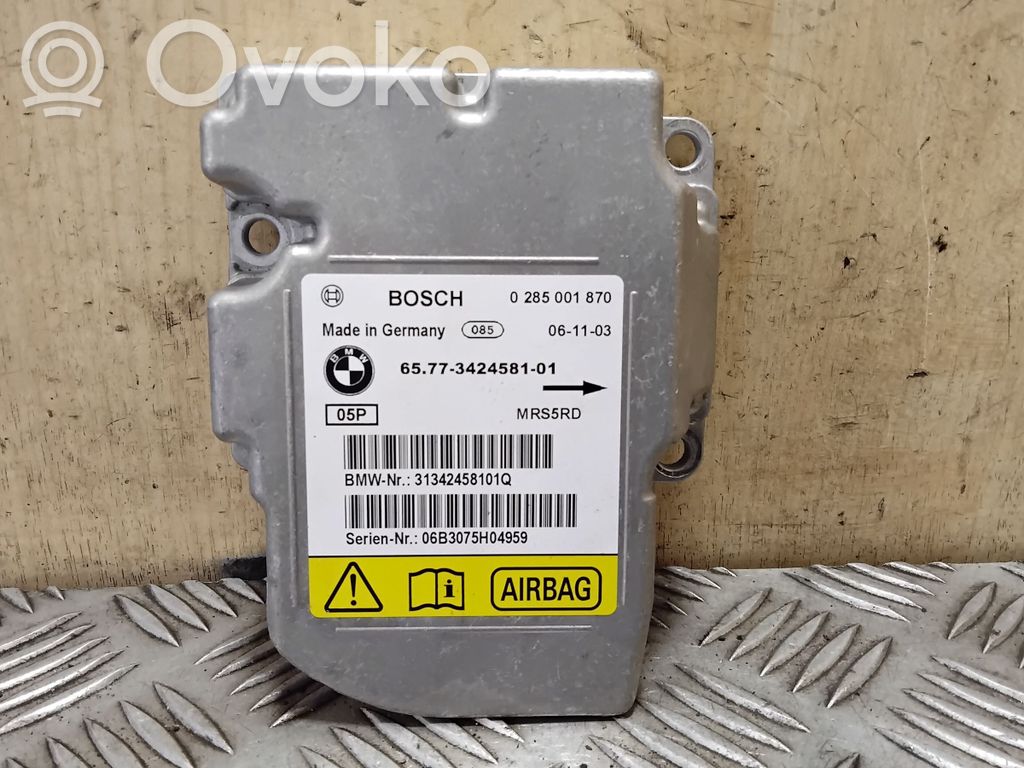 BMW X3 E83 Centralina/modulo airbag 