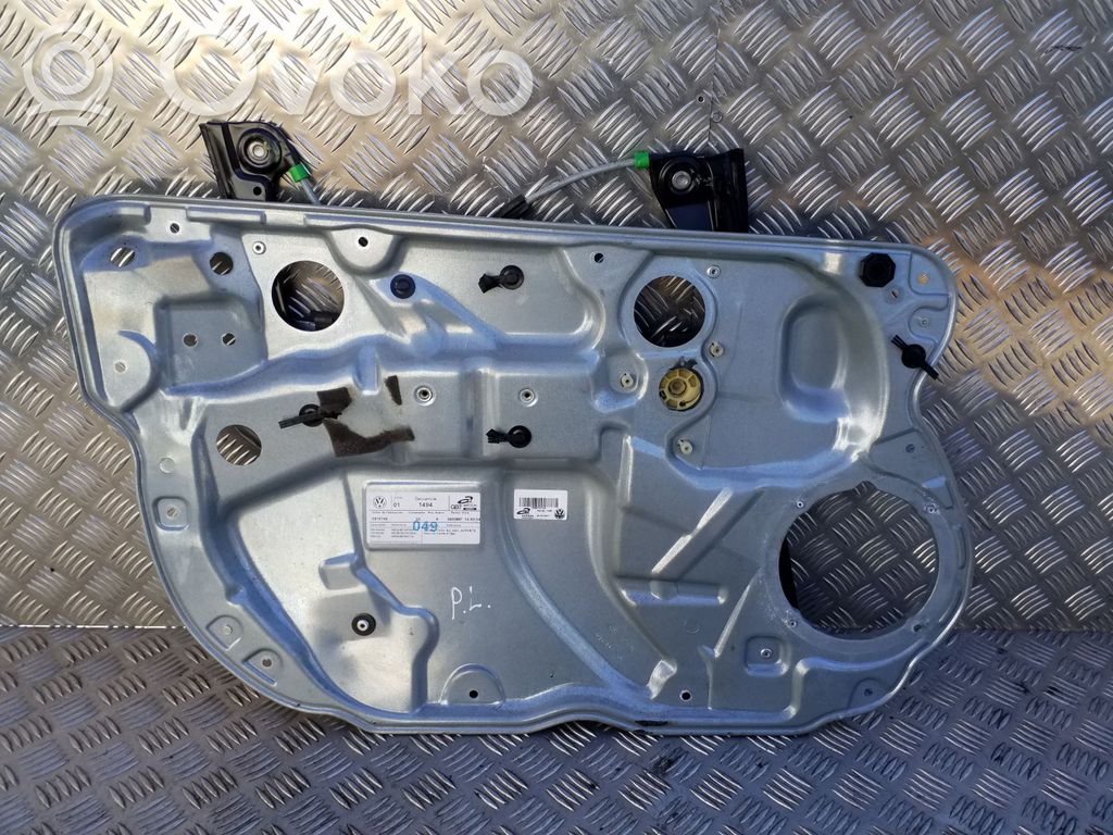 Volkswagen Polo IV 9N3 Mechanizm podnoszenia szyby przedniej bez silnika