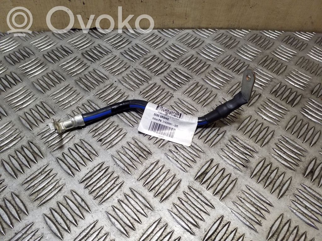 Volvo XC90 Minus / Klema / Przewód akumulatora 