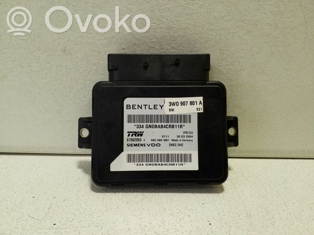 Bentley Continental Hand brake control module 