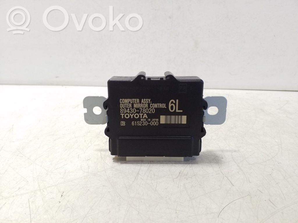 Lexus NX Module de commande rétroviseur latéral 